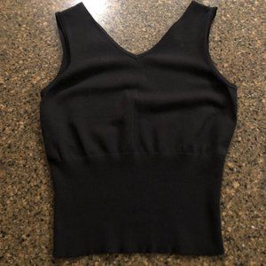Talbots Black Sweater Vest in Medium